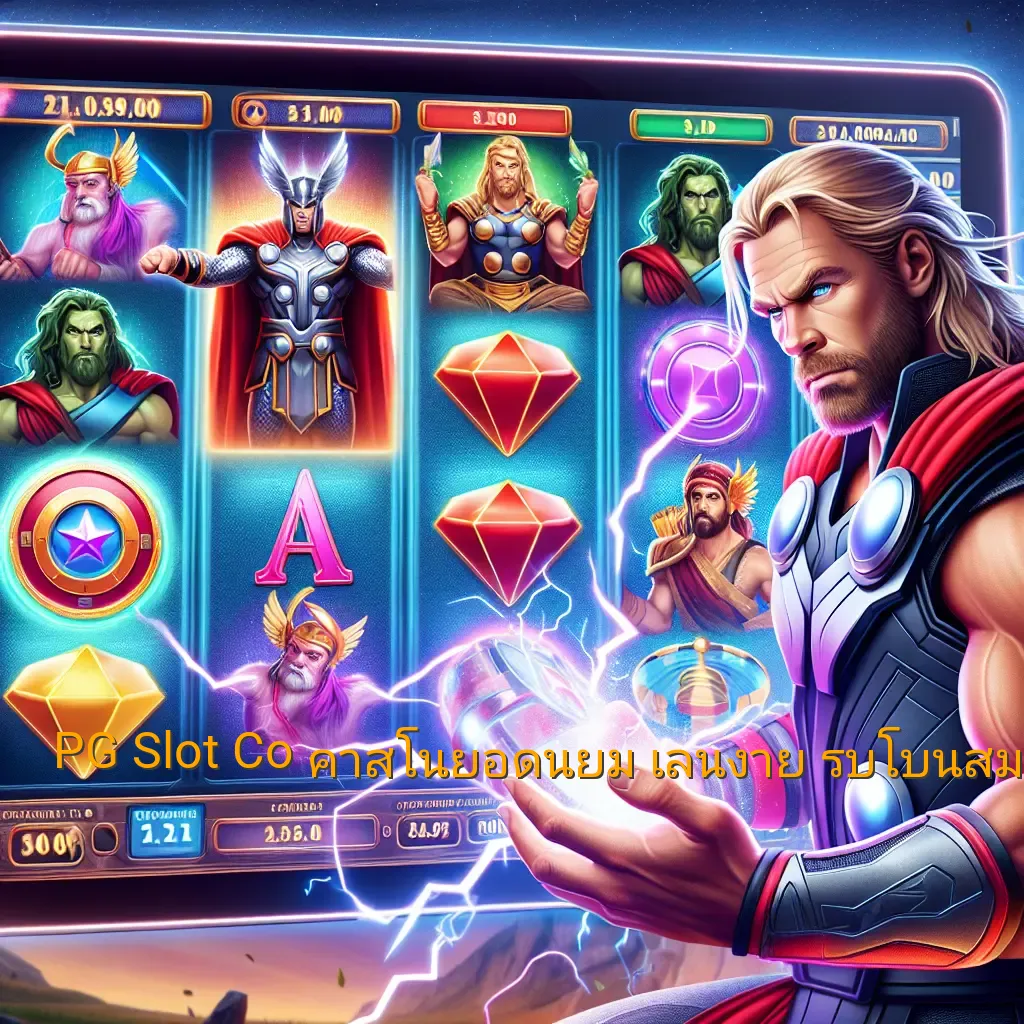 PG Slot Co: คาสิโนยอดนิยม เล่นง่าย รับโบนัสมากมาย